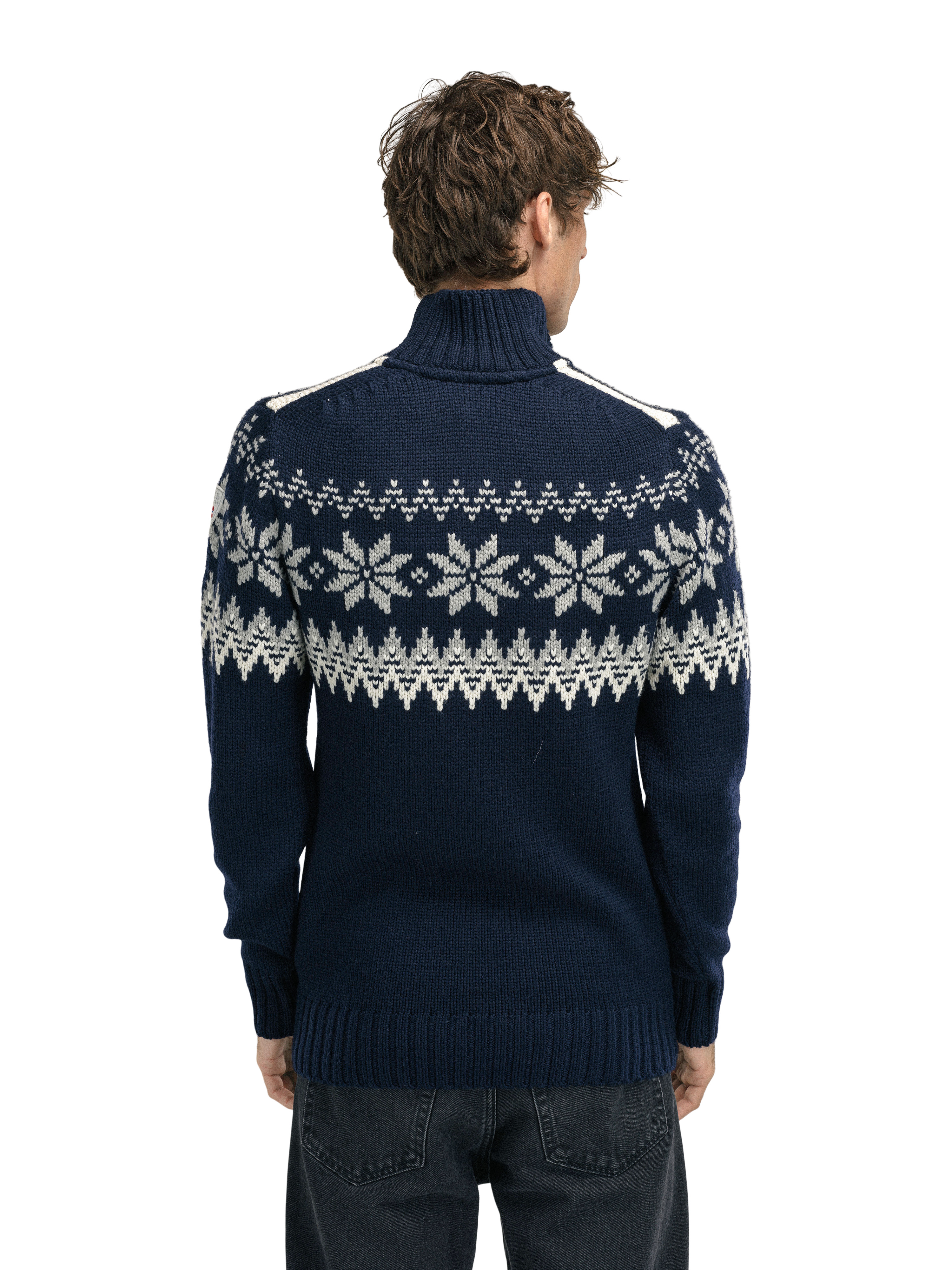 Myking Sweater - Men - Navy/Offwhite - Dale of Norway - Dale of Norway