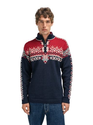 140th Anniversary Sweater - Men - Navy - Dale of Norway - Dale of Norway
