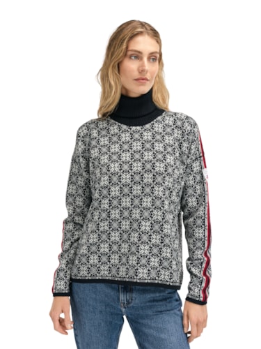 Firda Sweater - Women - Black/Offwhite - Dale of Norway - Dale of