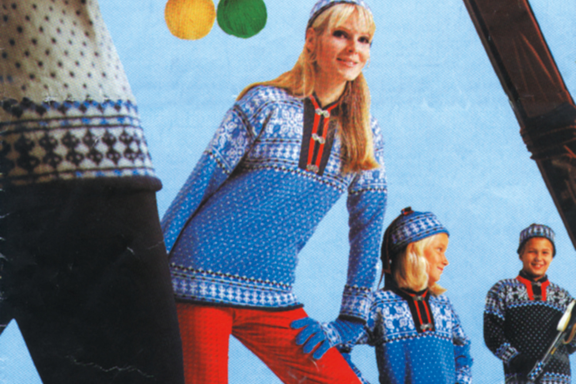 1968  Winter Olympics - Grenoble, France. Norwegian team wearing Dale of Norway