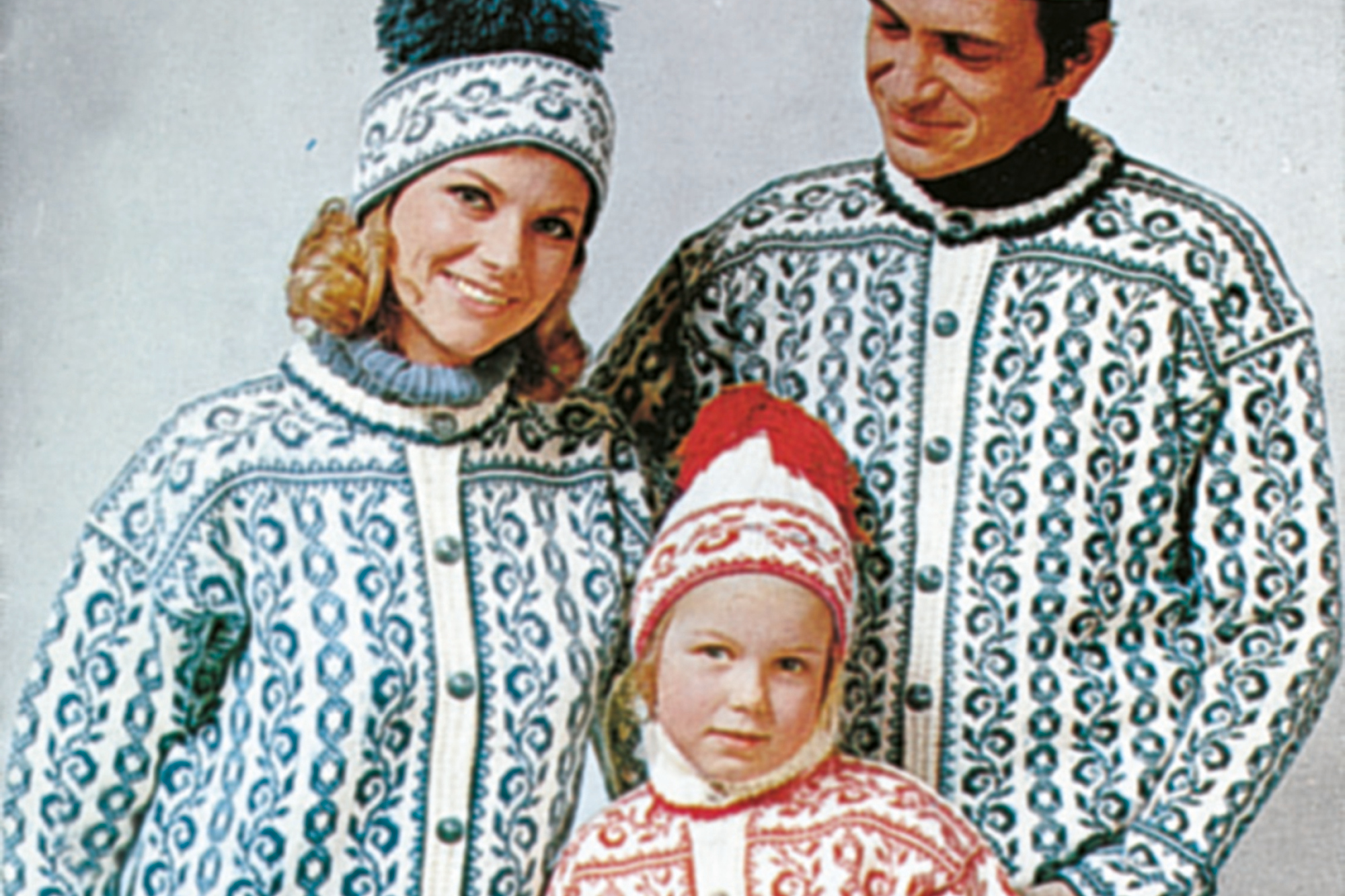 1972  Winter Olympics - Sapporo, Japan. Dale of Norway sweaters
