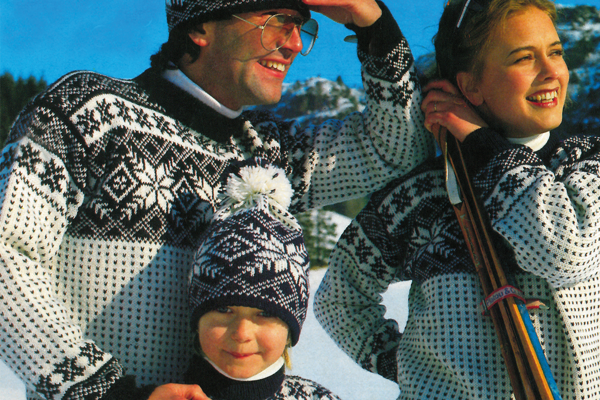 1980  Winter Olympics - Lake Placid, USA. Dale of Norway olympic sweaters.
